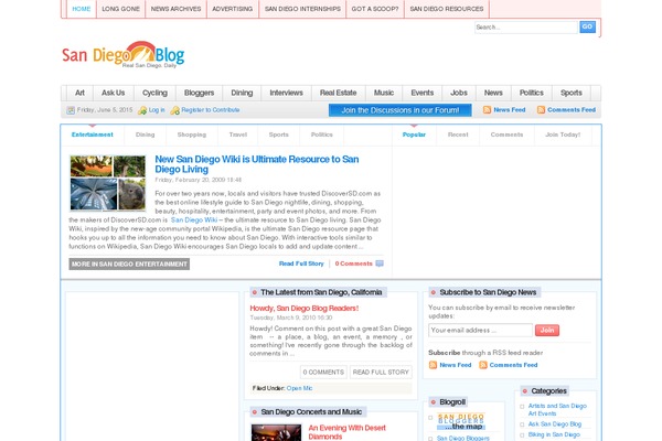 sandiegoblog.com site used Sdb