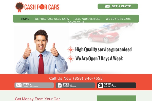 sandiegocashforcar.net site used New-cashforcars-wp