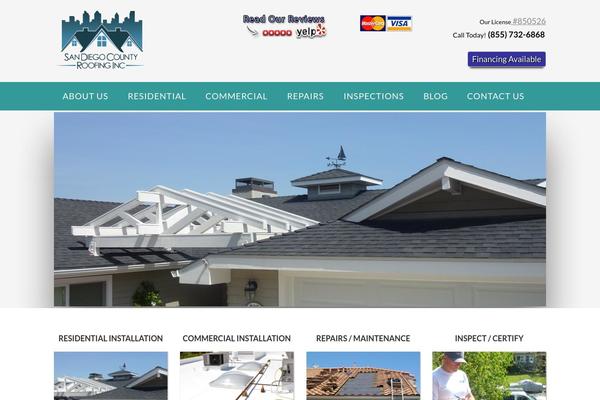 WordPress website example screenshot