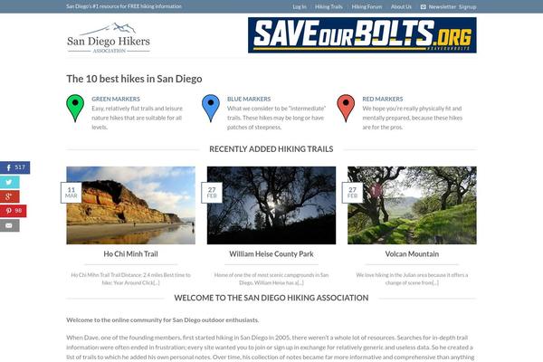 WordPress website example screenshot
