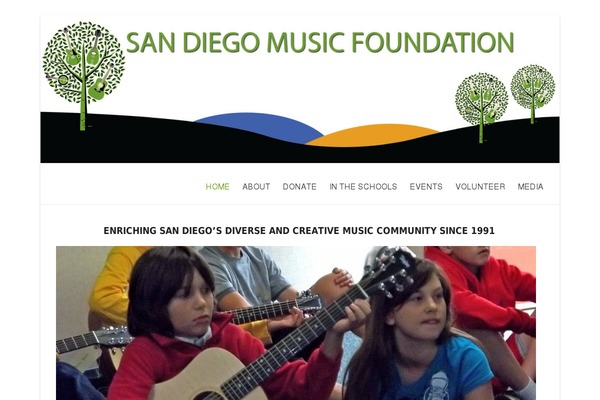 sandiegomusicfoundation.org site used Spacious