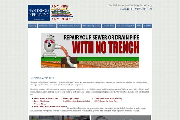 WordPress website example screenshot