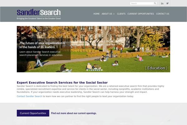 sandlersearch.org site used Sandlersearch