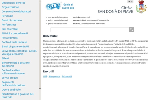 sandonadipiave.gov.it site used Comune-sandonadipiave