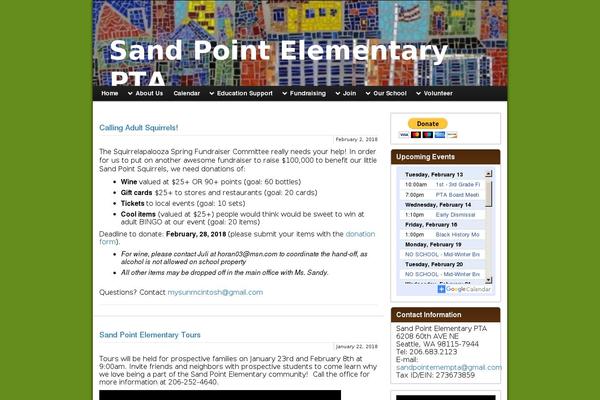 sandpointelementarypta.org site used Graphenev2-child