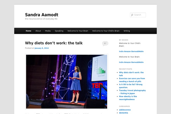 sandraaamodt.com site used Twenty Eleven