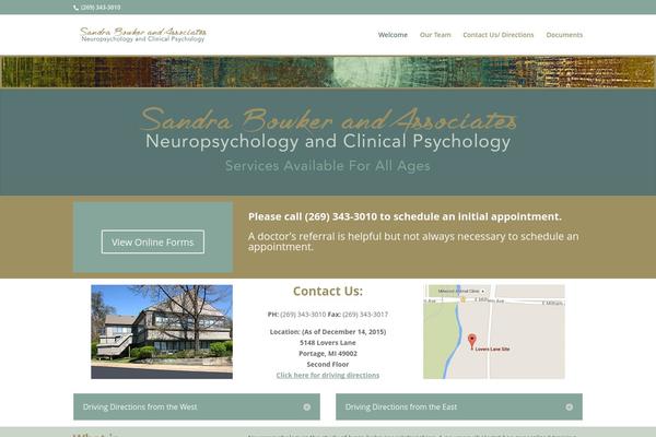 Divi theme site design template sample