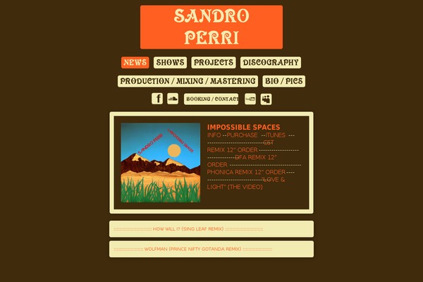 sandroperri.com site used Sandro