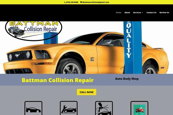 Divi theme site design template sample