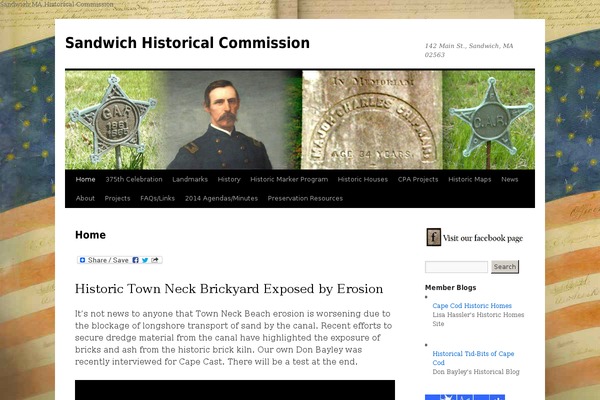 WordPress website example screenshot