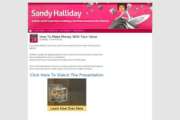 sandy-halliday.com site used Flexxprofessional_childtheme