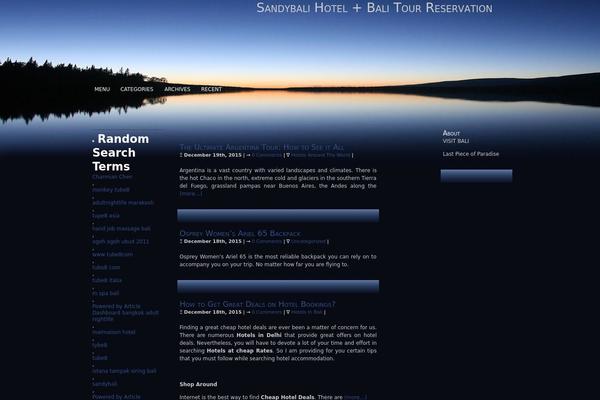 WordPress website example screenshot