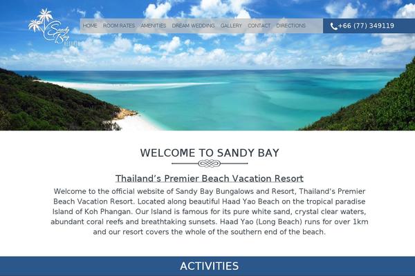 sandybaybungalows.com site used Sandybay