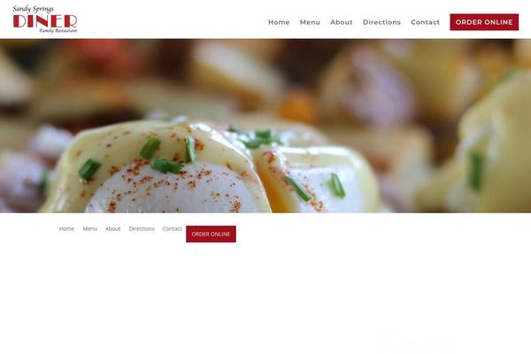 WordPress website example screenshot