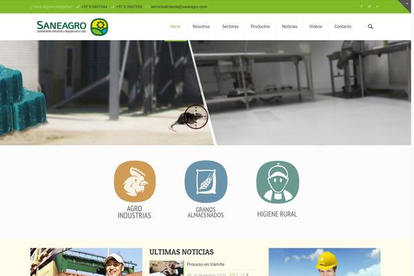 WordPress website example screenshot