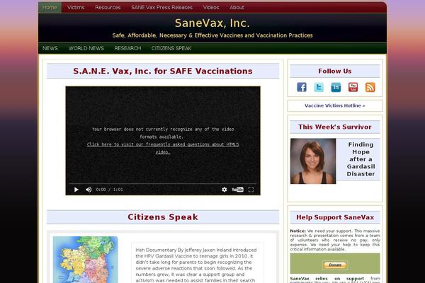 sanevax.org site used Lifestyle202elf