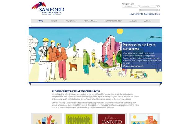 sanfordhs.ca site used Sanford