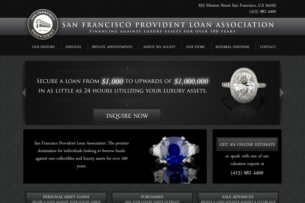 sanfranciscoprovident.com site used San