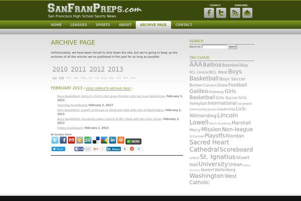 sanfranpreps.com site used Black Aperture