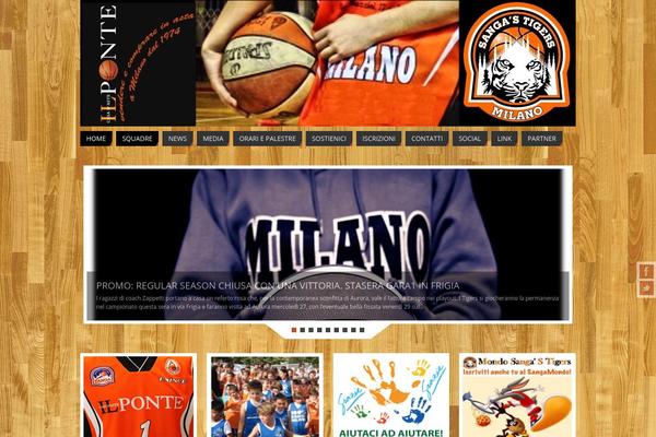 Parabola theme site design template sample