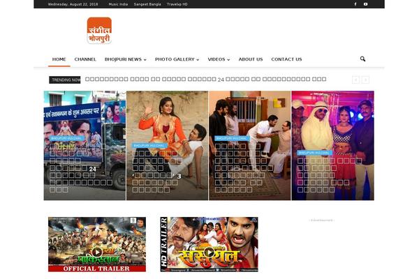 Newspaper theme site design template sample