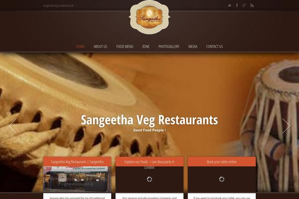 Linguini theme site design template sample
