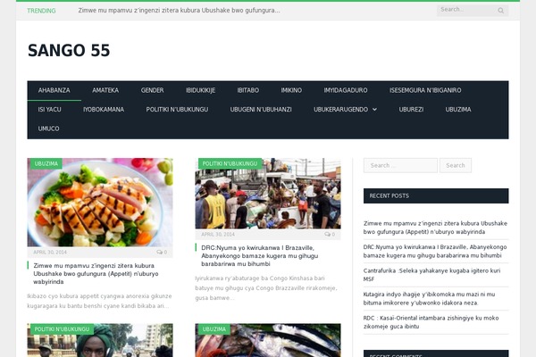 sango WordPress theme, websites list used sango theme sango theme websites examples