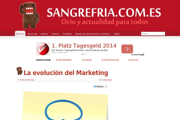 sangrefria.com.es site used Portico