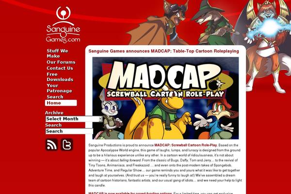 sanguinegames.com site used Sanguine-v2