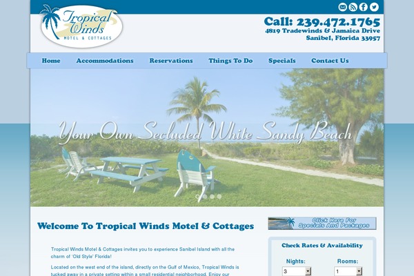 sanibeltropicalwinds.com site used Tropical