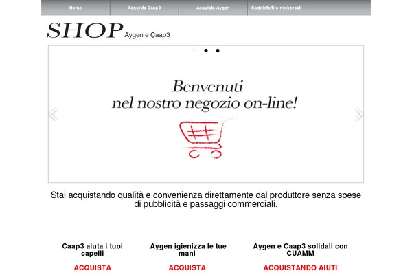 Site using Ecwid Shopping Cart plugin