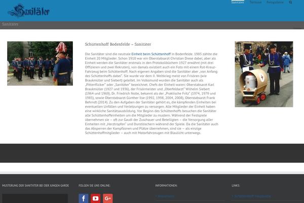 WordPress website example screenshot