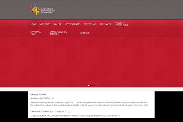 Churchope theme site design template sample