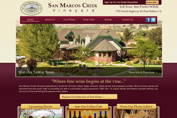 sanmarcoscreek.com site used Sanmarcos