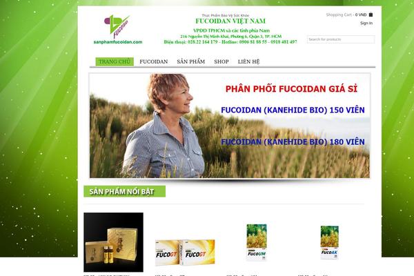 sanphamfucoidan.com site used Blanco_wordpress_theme