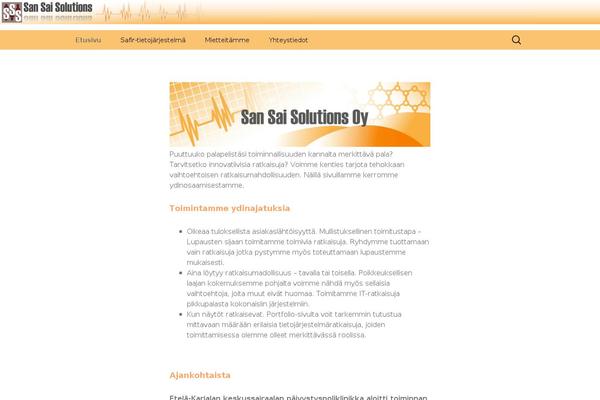 Twenty Thirteen theme site design template sample