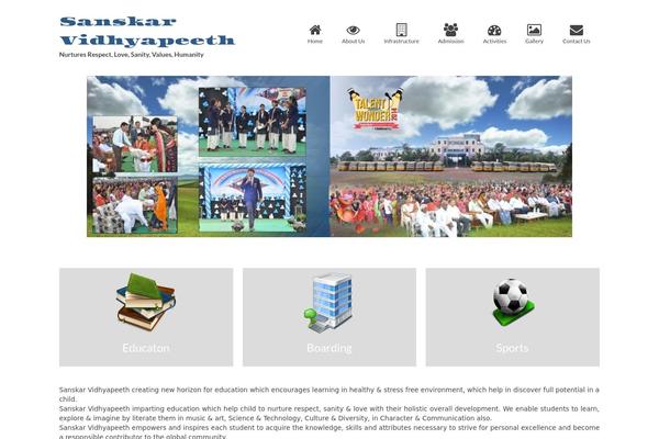 Virtue theme site design template sample