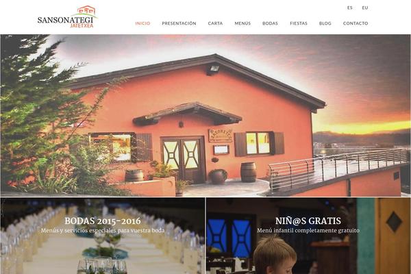 WordPress website example screenshot