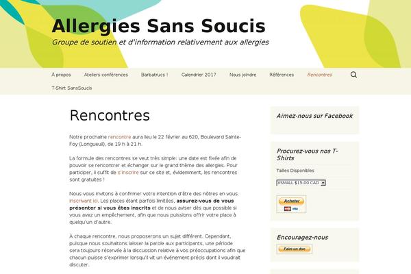 Site using Facebook Widget plugin