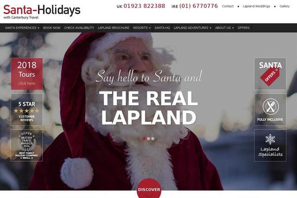 santa-holidays.com site used Santa-holidays