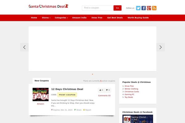 santachristmasdeal.com site used Deals