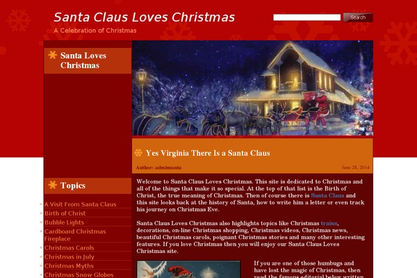 santaclausloveschristmas.com site used Theme733