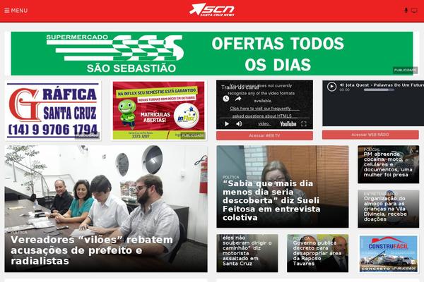 santacruznews.com.br site used Scn