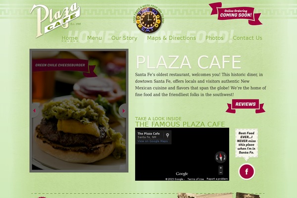 santafeplazacafe.com site used Cafe-blog