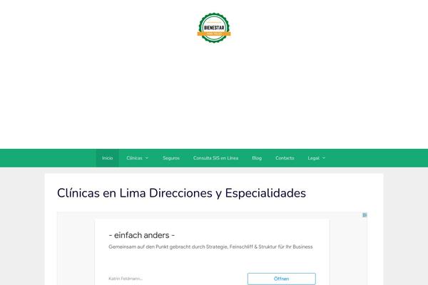 WordPress website example screenshot