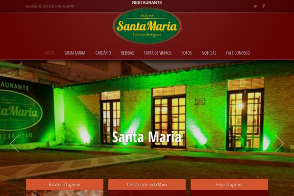 santamariarestaurante.com.br site used Santamaria