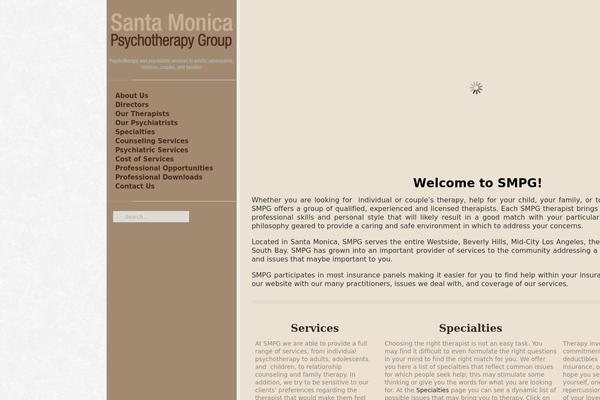 santamonicapsychotherapy.com site used Calibre