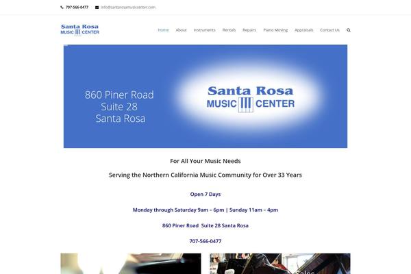 Total theme site design template sample