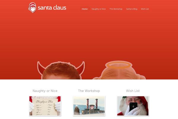 santarules.com site used Santa