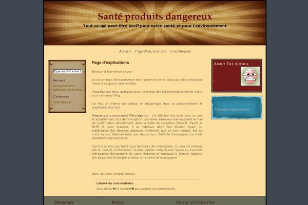 sante-produits-dangereux.com site used Soho Serenity